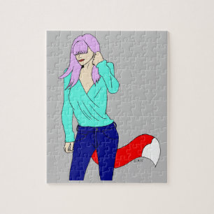 sluwe meid legpuzzel