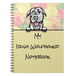 Sluwe Schattige Ierse Wolfshond notitieboek