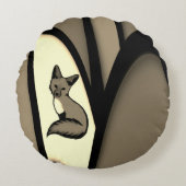 Sluwe vos rond kussen (Voorkant)