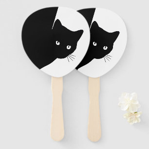 Sluwe Zwarte Kat Handwaaier