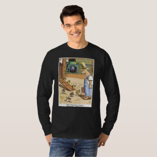 Slvshirt van de Cartoon van de Kuikens van de T-shirt