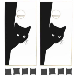 Sly Black Cat