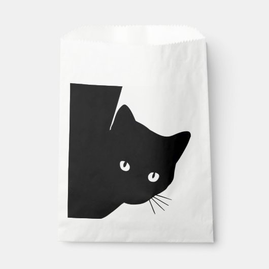 Sly Black Cat Bedankzakje (Voorkant)