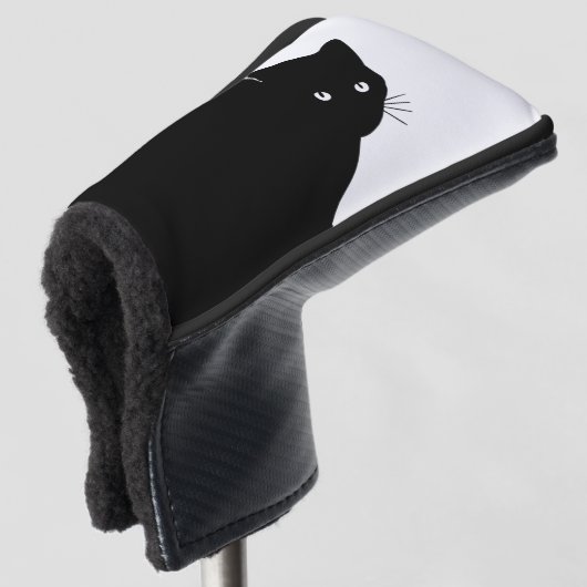 Sly Black Cat Golfheadcover (3/4 voorkant)