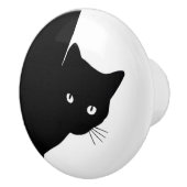 Sly Black Cat Keramische Knop (Rechts)