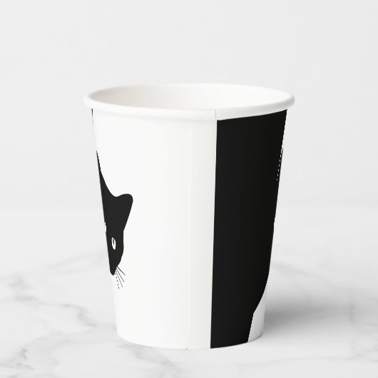 Sly Black Cat Papieren Bekers (Rechts)