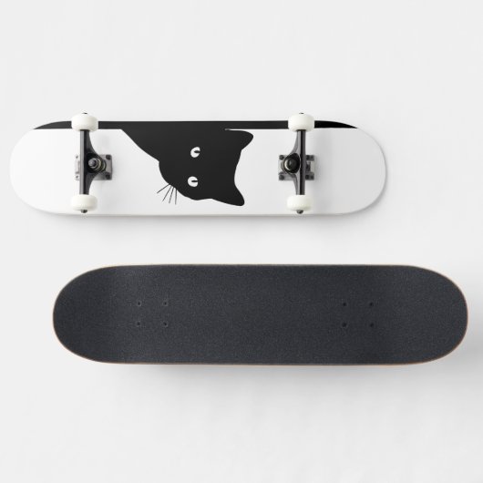 Sly Black Cat Persoonlijk Skateboard (Horizontaal)