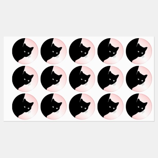 Sly Black Cat Pink Labels (Vel)