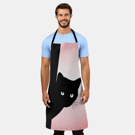 Sly Black Cat Pink Schort (Gedragen)