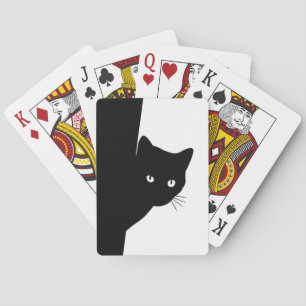 Sly Black Cat Pokerkaarten