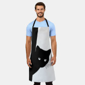 Sly Black Cat Schort (Gedragen)