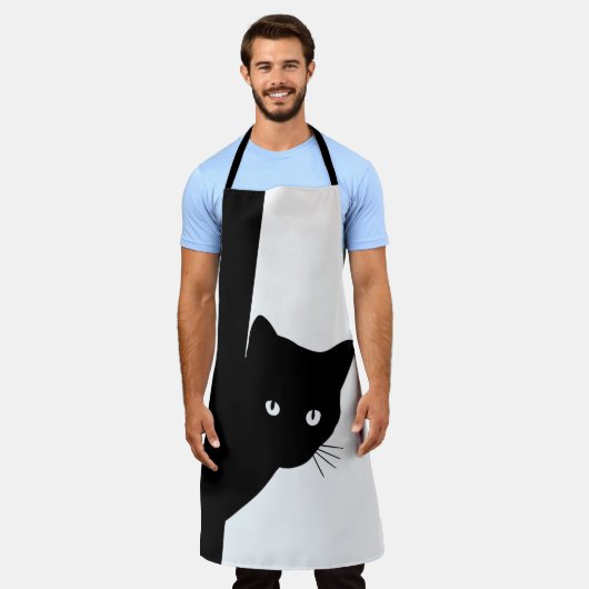 Sly Black Cat Schort (Gedragen)