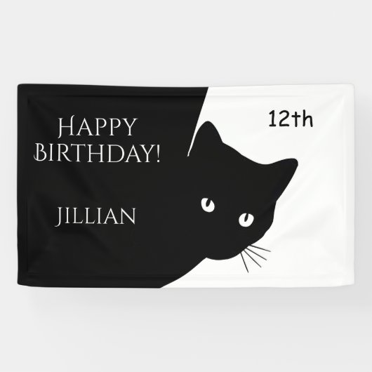 Sly Black Cat Spandoek (Horizontaal)