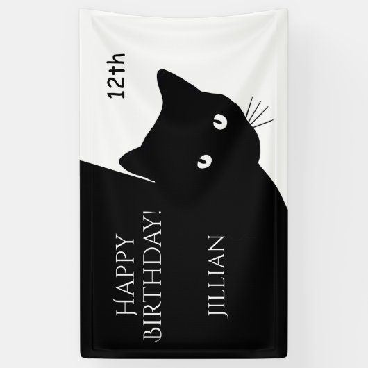 Sly Black Cat Spandoek (Verticaal)