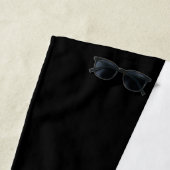 Sly Black Cat Strandlaken (In situ)