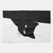 Sly Black Cat Theedoek (Horizontaal)