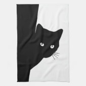 Sly Black Cat Theedoek (Verticaal)