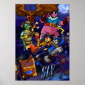 Sly Cooper en de Thievius Raccoonus Poster (Voorkant)