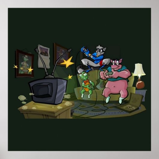 Sly Cooper Poster (Voorkant)