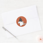 Sly DAFFY DUCK™ Ronde Sticker (Envelop)