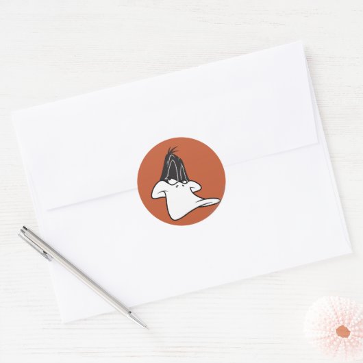 Sly DAFFY DUCK™ Ronde Sticker (Envelop)