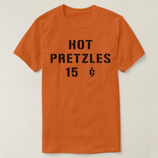 Sly Dan Pretzel Logic Hot Pretzles 15 cent T-shirt (Design voorkant)