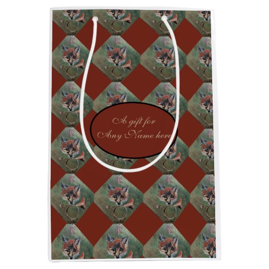 Sly de heer Fox Medium Cadeauzakje (Voorkant)
