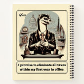 Sly Deals: de sluwe wezzelpoliticus Notitieboek (Achterkant)