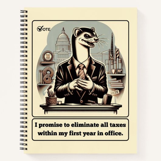 Sly Deals: de sluwe wezzelpoliticus Notitieboek (Voorkant)