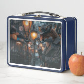 Sly fox detective in een noir setting (In situ)