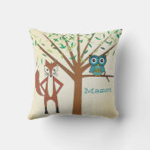 Sly Fox en Wise Owl Adventure Nieuwe Baby Boys Roo Kussen (Achterkant)