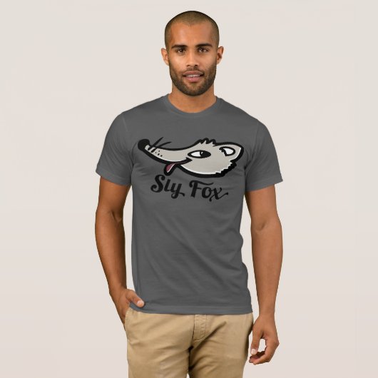 Sly fox grafisch t-shirt (Voorkant volledig)