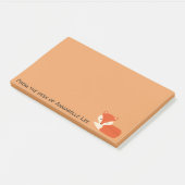Sly Fox Post-it® Notes (Schuin)