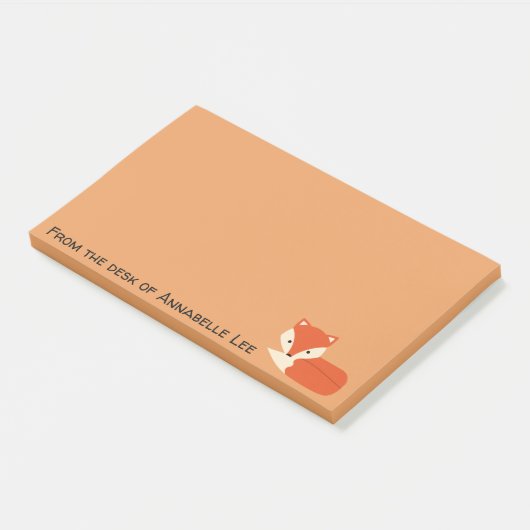 Sly Fox Post-it® Notes (Schuin)
