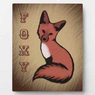 Sly Foxy Fox, speciaal aangepast Fotoplaat