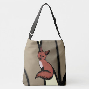 Sly Red Fox Crossbody Tas