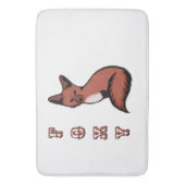 Sly Red Foxy Fox Badmat (Voorkant Verticaal)