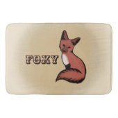 Sly Red Foxy Fox Badmat (Voorkant)