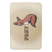 Sly Red Foxy Fox Badmat (Voorkant Verticaal)