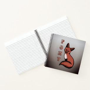 Sly Red Foxy Fox Notitieboek