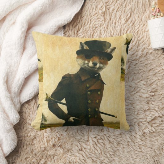 Sly Victoriaans fox-schroefdenkussen Kussen (Deken)