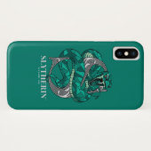 SLYTHERIN™ Crosshatched Emblem Case-Mate iPhone Case (Achterkant (horizontaal))