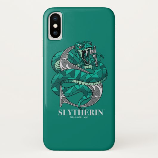 SLYTHERIN™ Crosshatched Emblem Case-Mate iPhone Case (Achterkant)