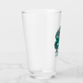 SLYTHERIN™ Crosshatched Emblem Glas (Rechts)