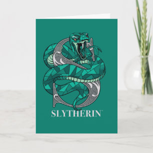 SLYTHERIN™ Crosshatched Emblem Kaart