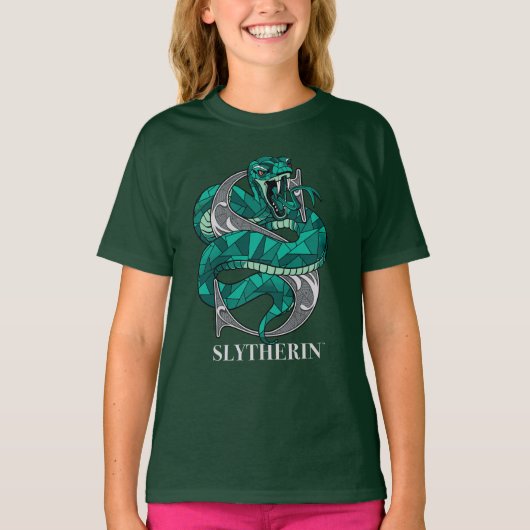 SLYTHERIN™ Crosshatched Emblem T-shirt (Voorkant)