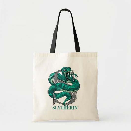 SLYTHERIN™ Crosshatched Emblem Tote Bag (Voorkant)
