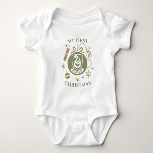 SLYTHERIN™ Eerste kerstfeest Kerstbal Grafisch Romper (Voorkant)