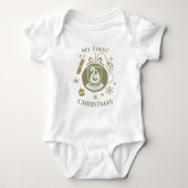 SLYTHERIN™ First Kerstfeestay Bauble Graphic Romper (Voorkant)
