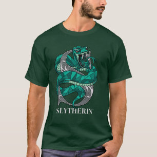 SLYTHERIN™ gekruisrasterd embleem T-shirt